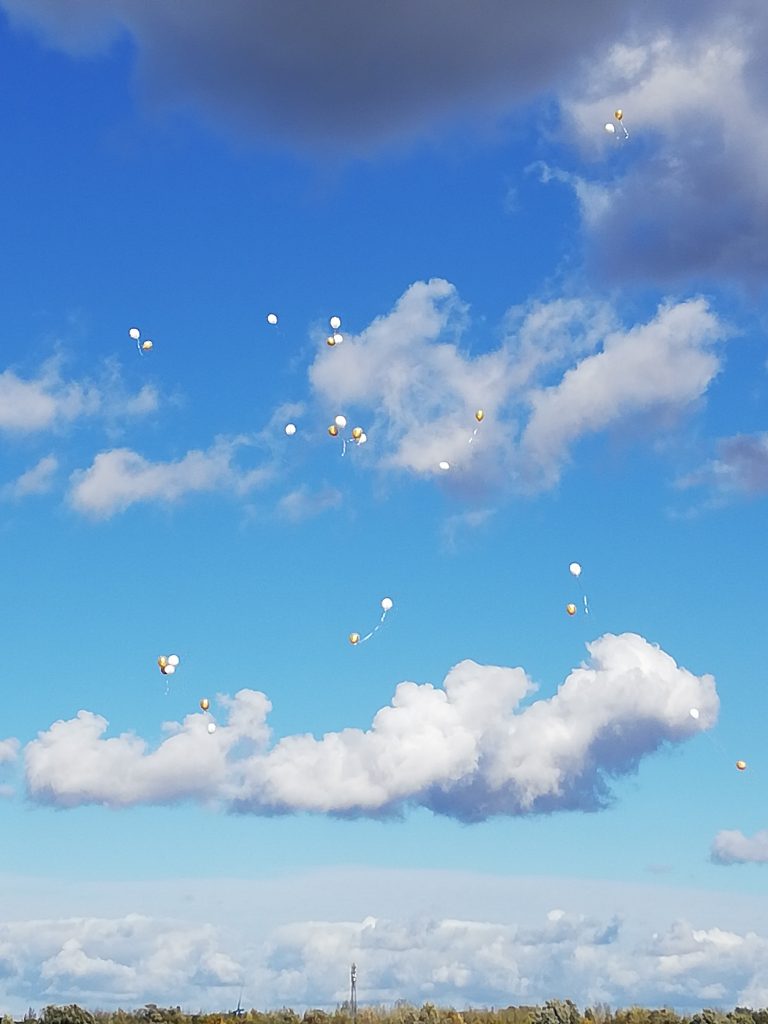 Luftballons für Schmetterlingskinder